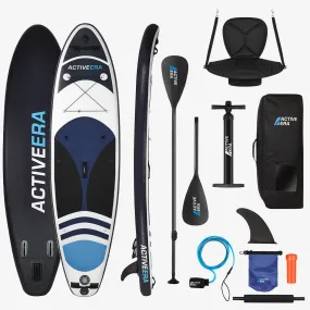 10'5 2-In-1 Inflatable Stand Up Paddle Board with Kayak Conversion