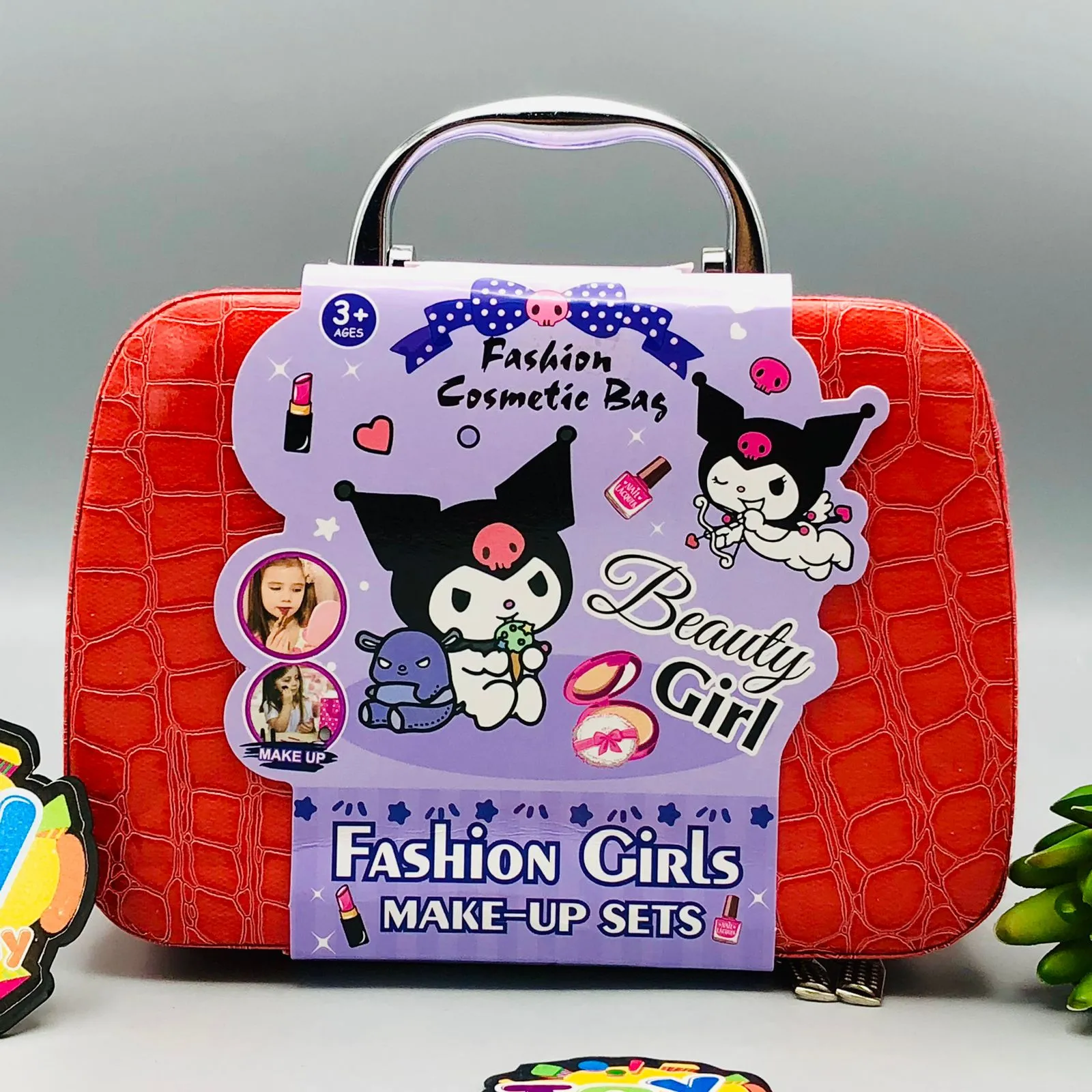 14Pcs Kuromi Fashion Girl Makeup Bag