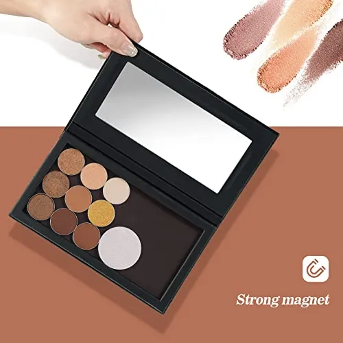 (2 Pack) Empty Magnetic Makeup Palette with Mirrow | Lolalet