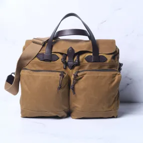 24 Hour Tin Cloth Briefcase - Dark Tan