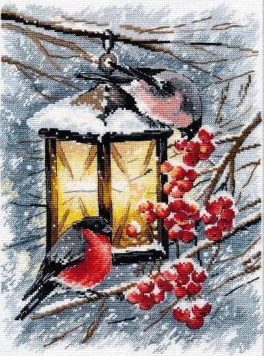 A Christmas light 1024 Counted Cross Stitch Kit