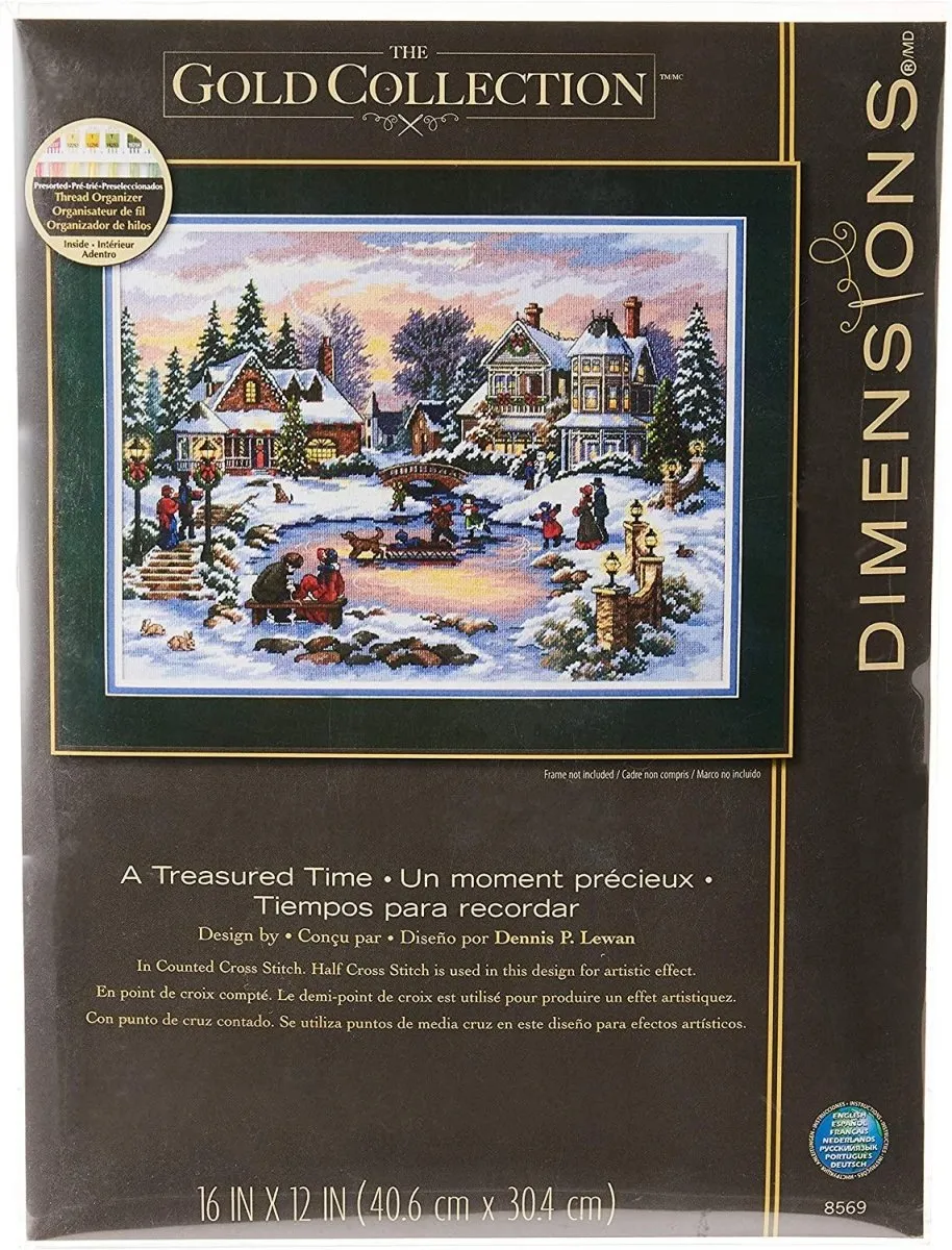 A TREASURED TIME, Counted Cross Stitch Kit, DIMENSIONS (08569)