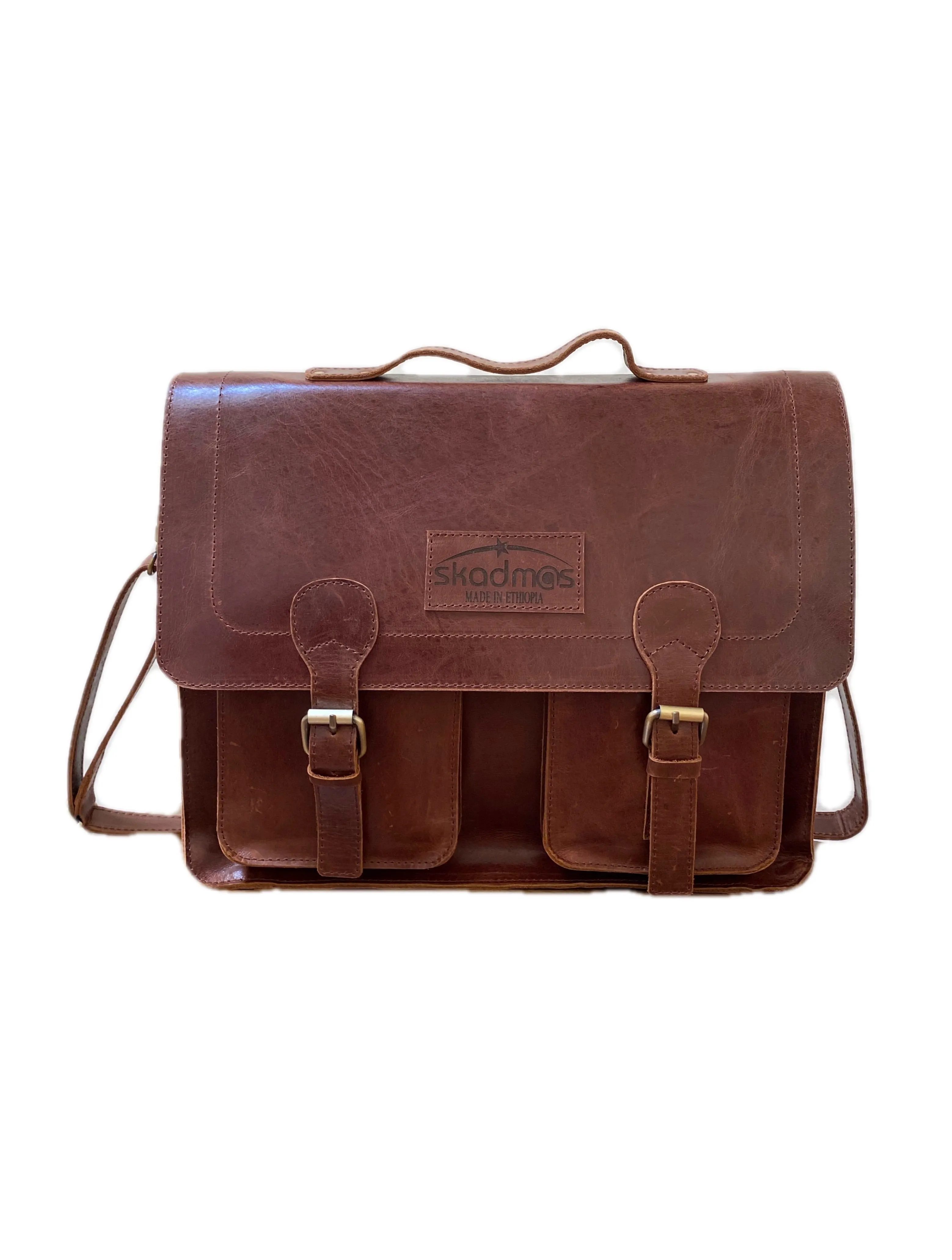 ABITI MESSENGER BAG: Burgundy