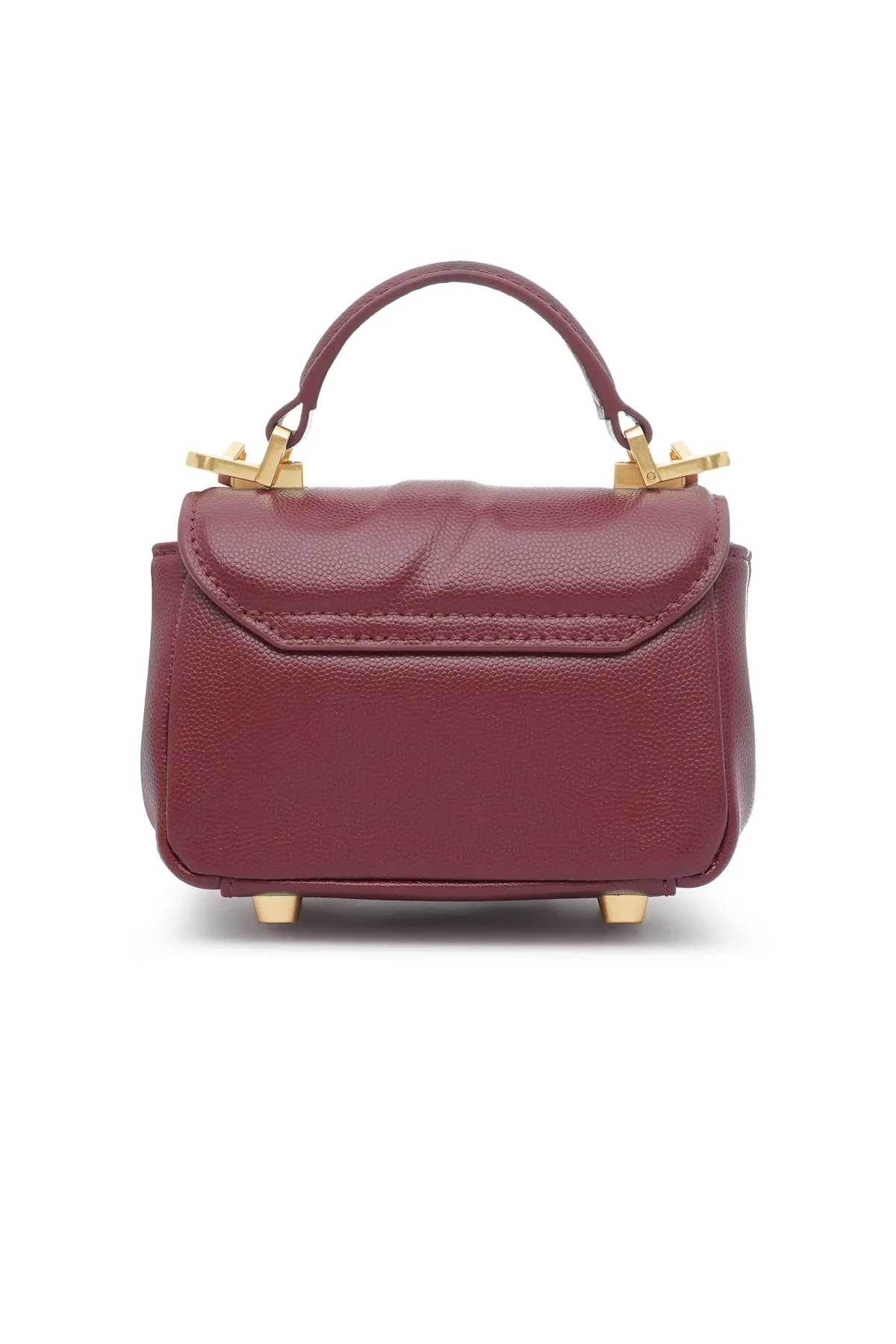 Alma Leather Micro Bag - Red