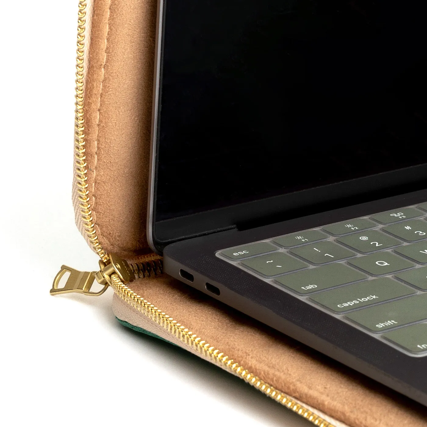 'Almost Perfect' Double Zip Macbook Case