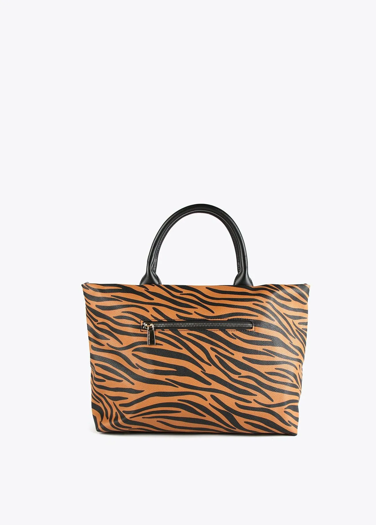 Animal zebra print bowling bag