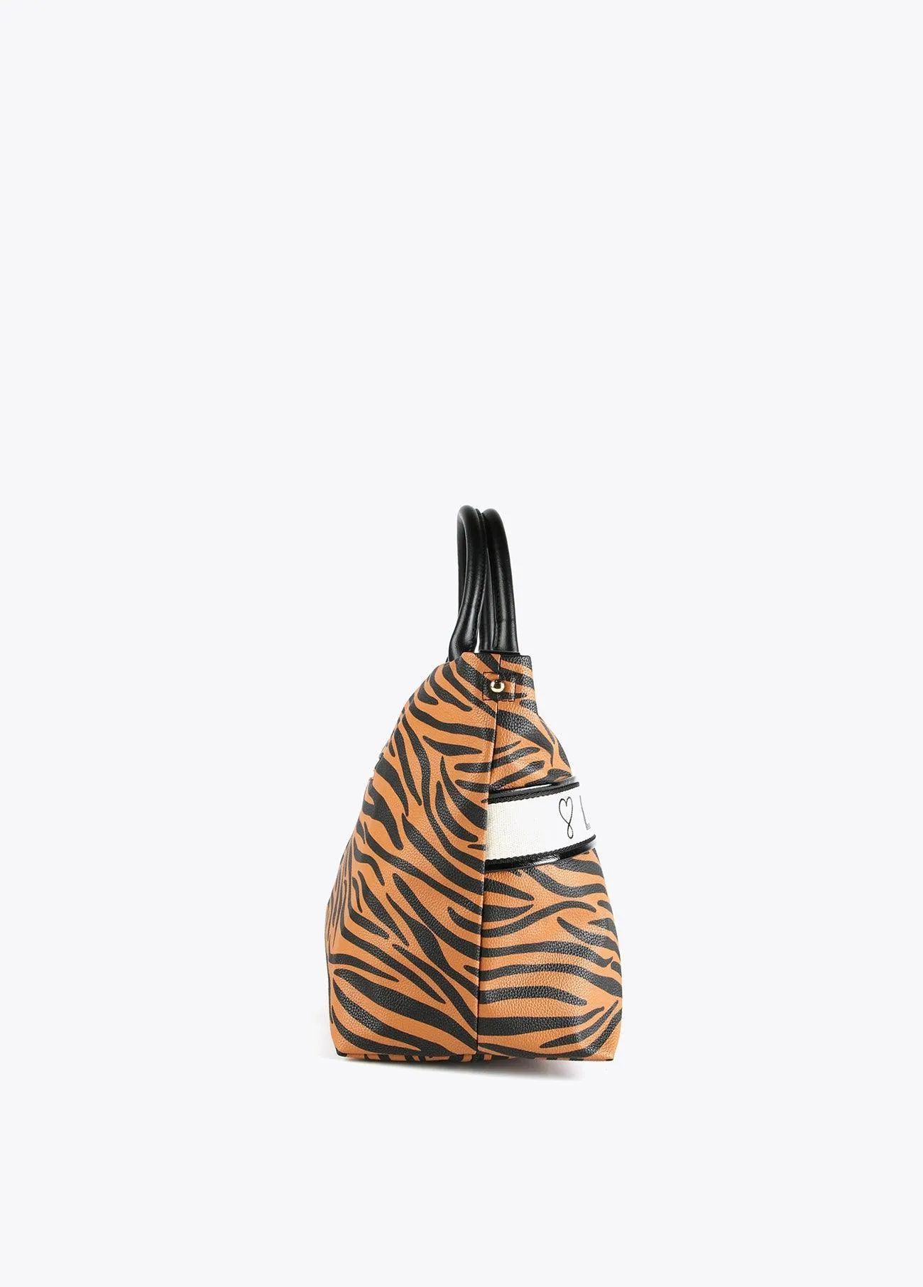 Animal zebra print bowling bag