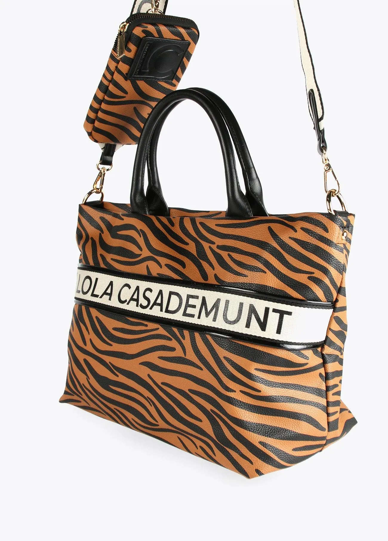 Animal zebra print bowling bag