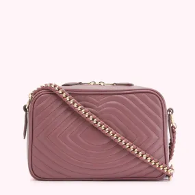 ASTER LIP RIPPLE QUILTED LEATHER BELLA CROSSBODY BAG