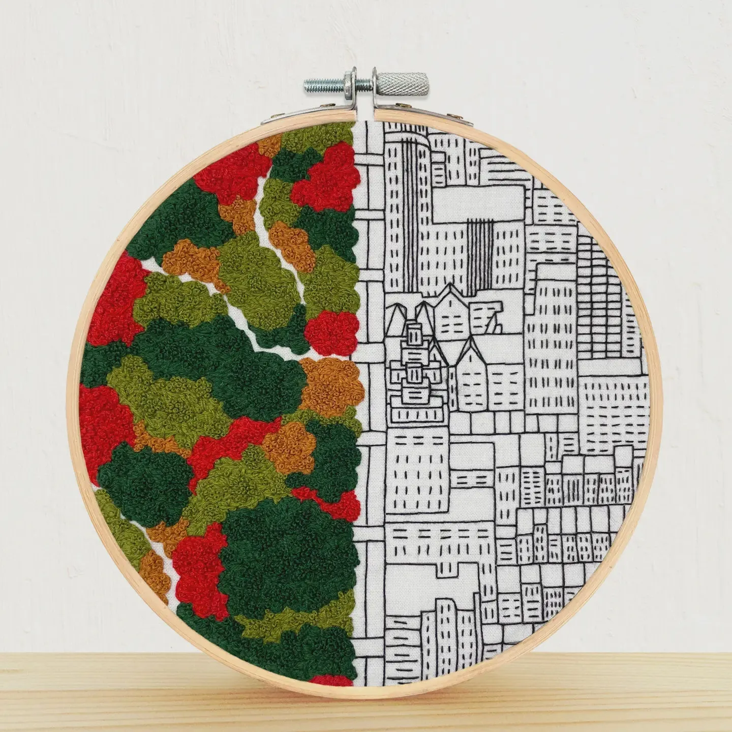 Autumn in New York Embroidery Kit