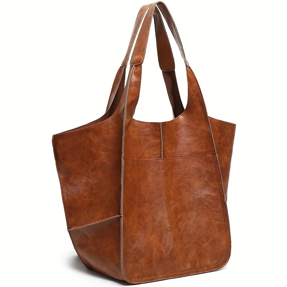 AVA| LEATHER TOTE BAG