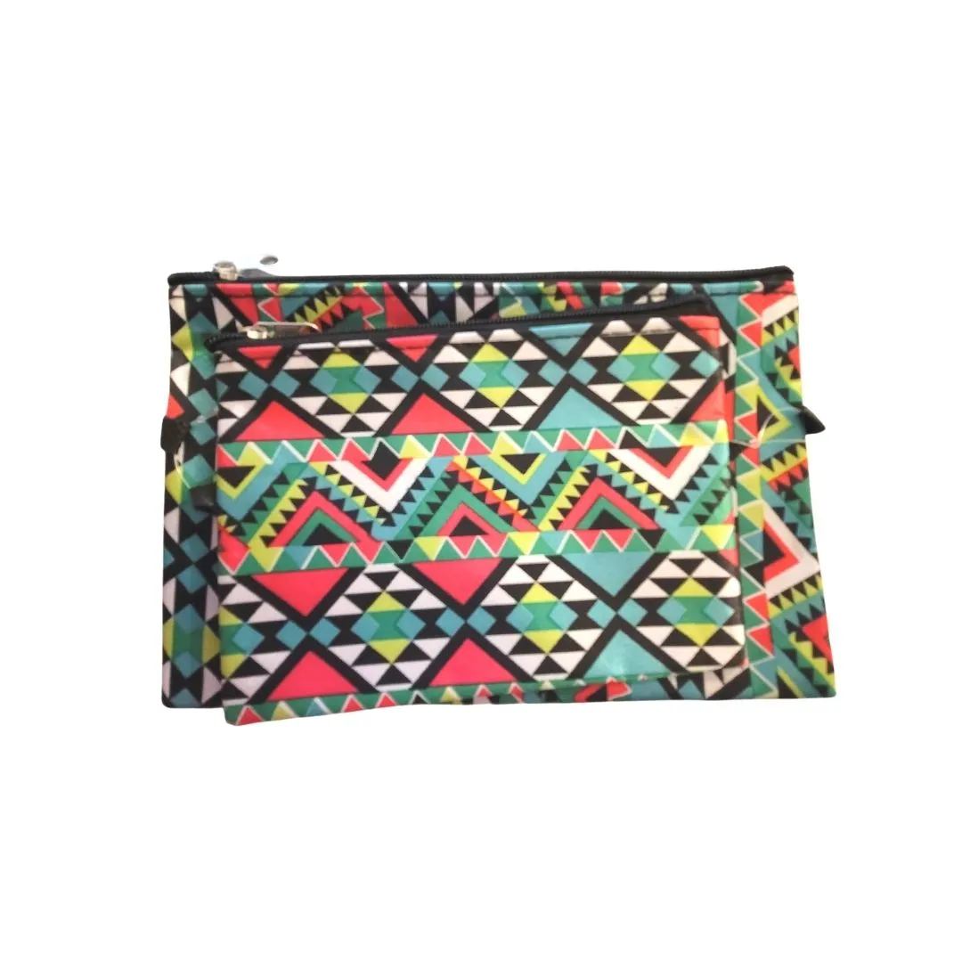 Aztec Make Up Bag Set