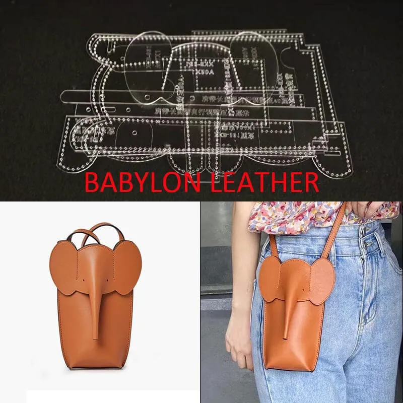 BABYLON™ Elephant Phone Bag Crossbody Pattern AAB-693