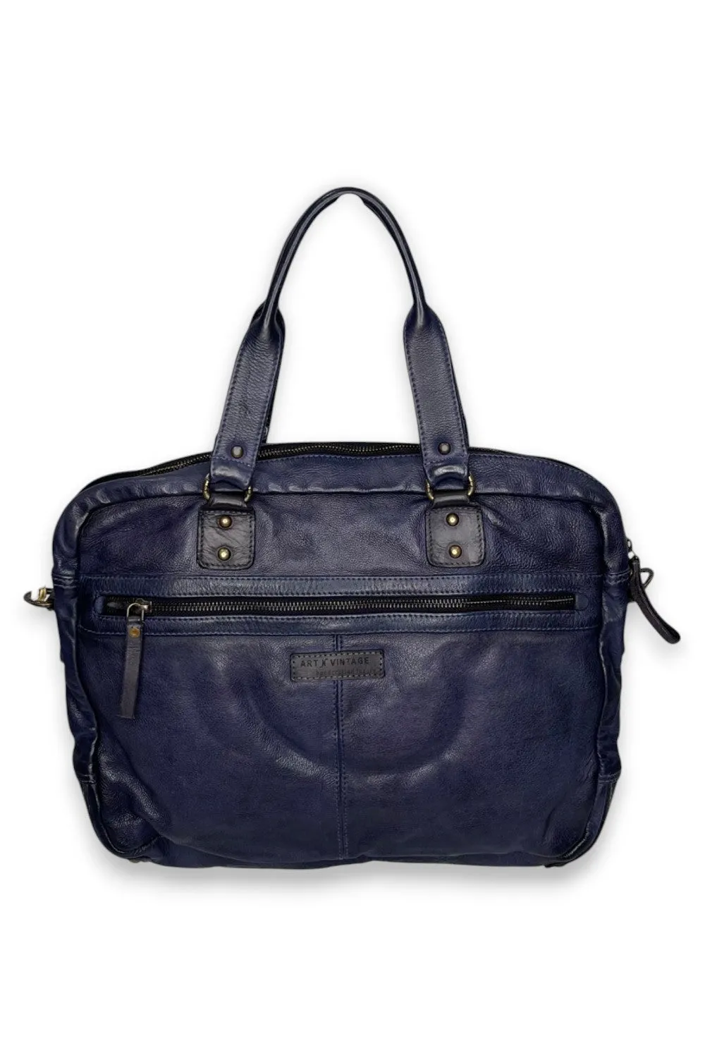 Bailey Laptop Bag in Navy