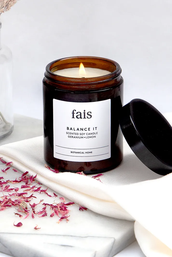 Balance It Geranium & Lemon Candle