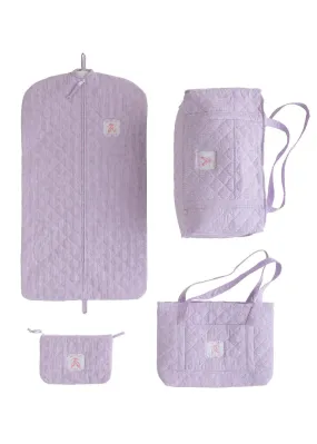 Ballet Smocked Quilted Luggage