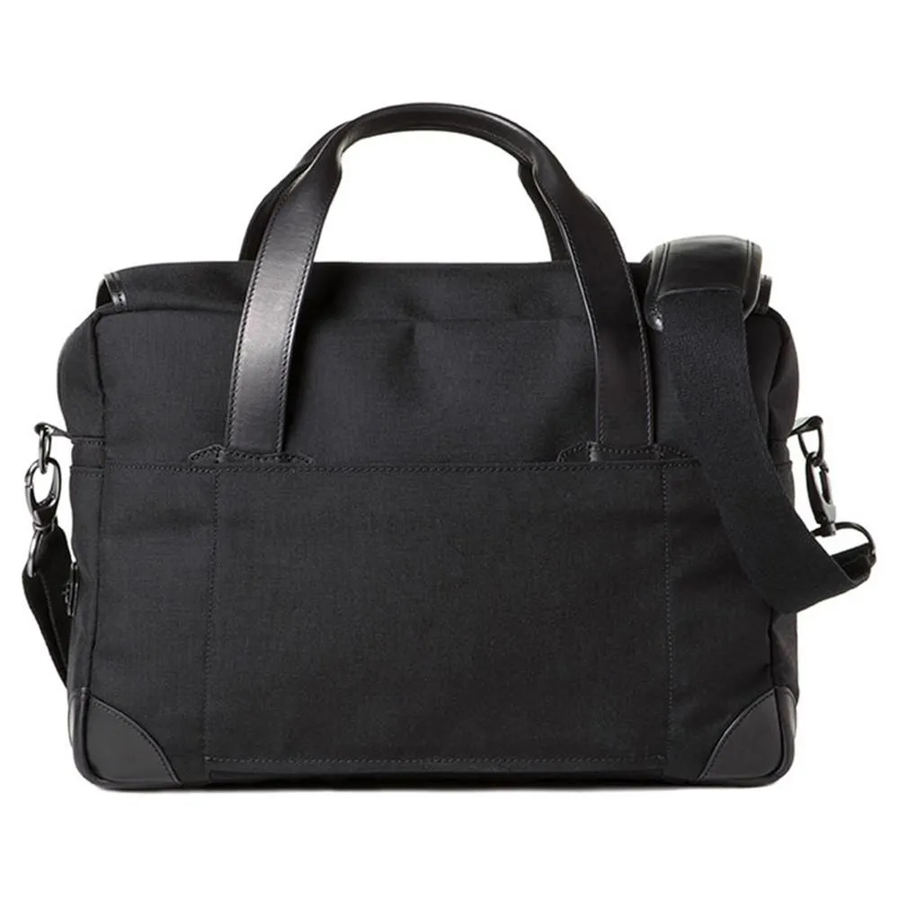 Barber Shop "Bob Cut" Medium Messenger Camera Bag (Cordura & Leather, Black)