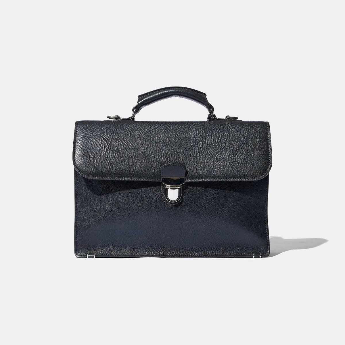 Baron - Small Briefcase BROWN GRAIN LEATHER