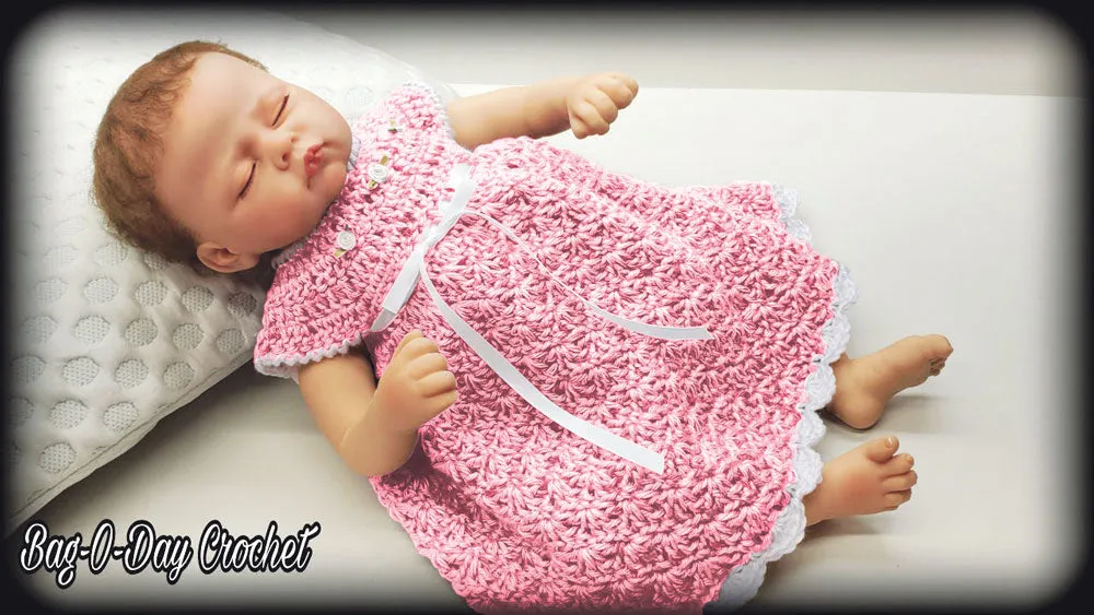 Bella Rose Newborn Baby Dress