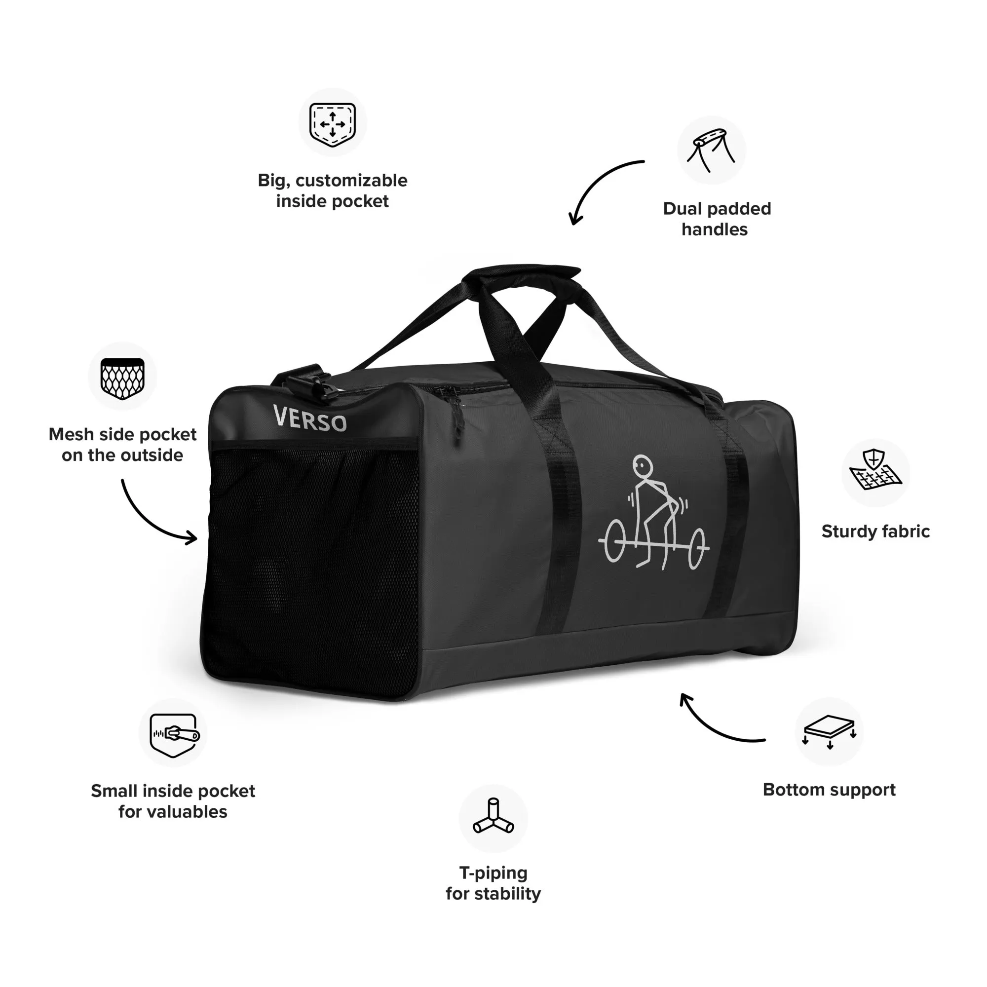 Black Duffle bag