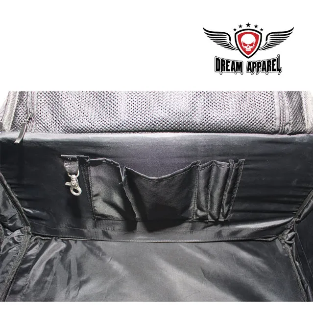 Black Textile Motorcycle Trunk Bag