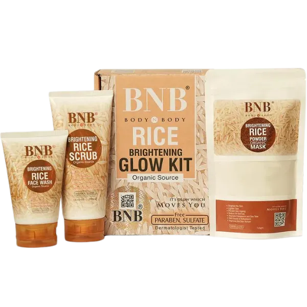 BNB Rice Brightening Glow Kit