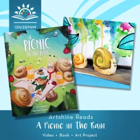 Book   Art Kit | Artshine Reads  | A Picnic in the Rain