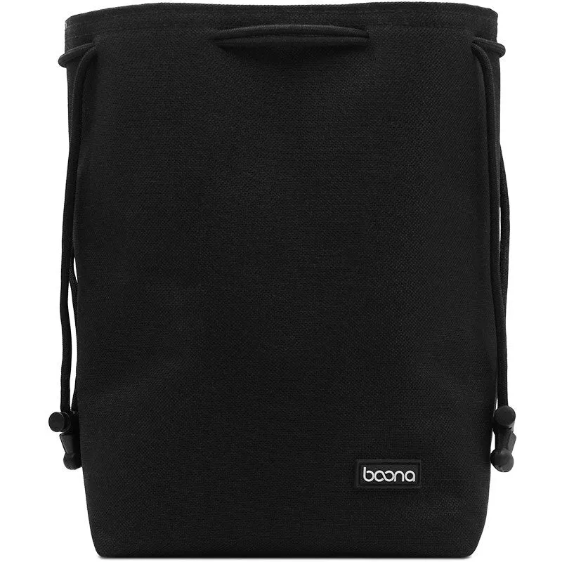 BOONA  Camera Bag Lens Bag Camera Pouch Lens Case  Drawstring Pouch for DSLR Nikon Canon Sony Pentax Waterproof Velvet Protect