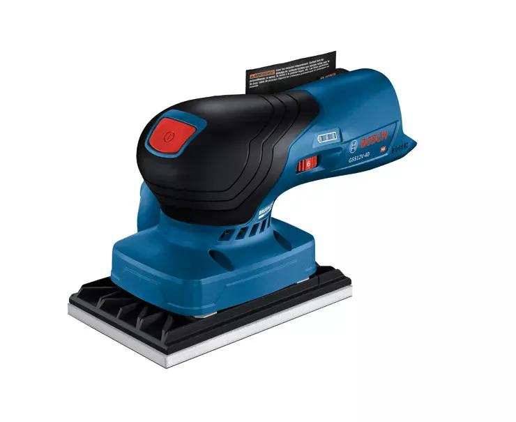 BOSCH 12V MAX Sheet Orbital Finishing Sander (Tool Only)