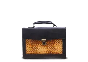 Briefcase (Black yellow strips)