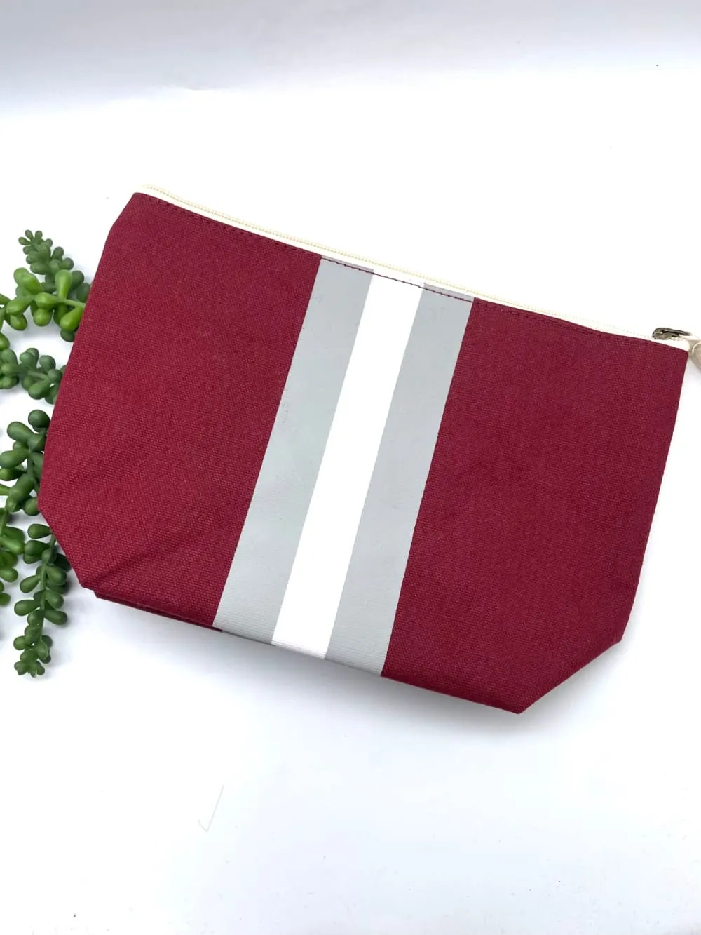 Campus Stripe Cosmetic Bag