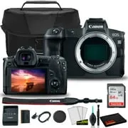 Canon EOS R Mirrorless Digital Camera (Body Only) (3075C002)    EOS Bag    Sandisk Ultra 64GB Card   Clean and Care Kit (International Model)