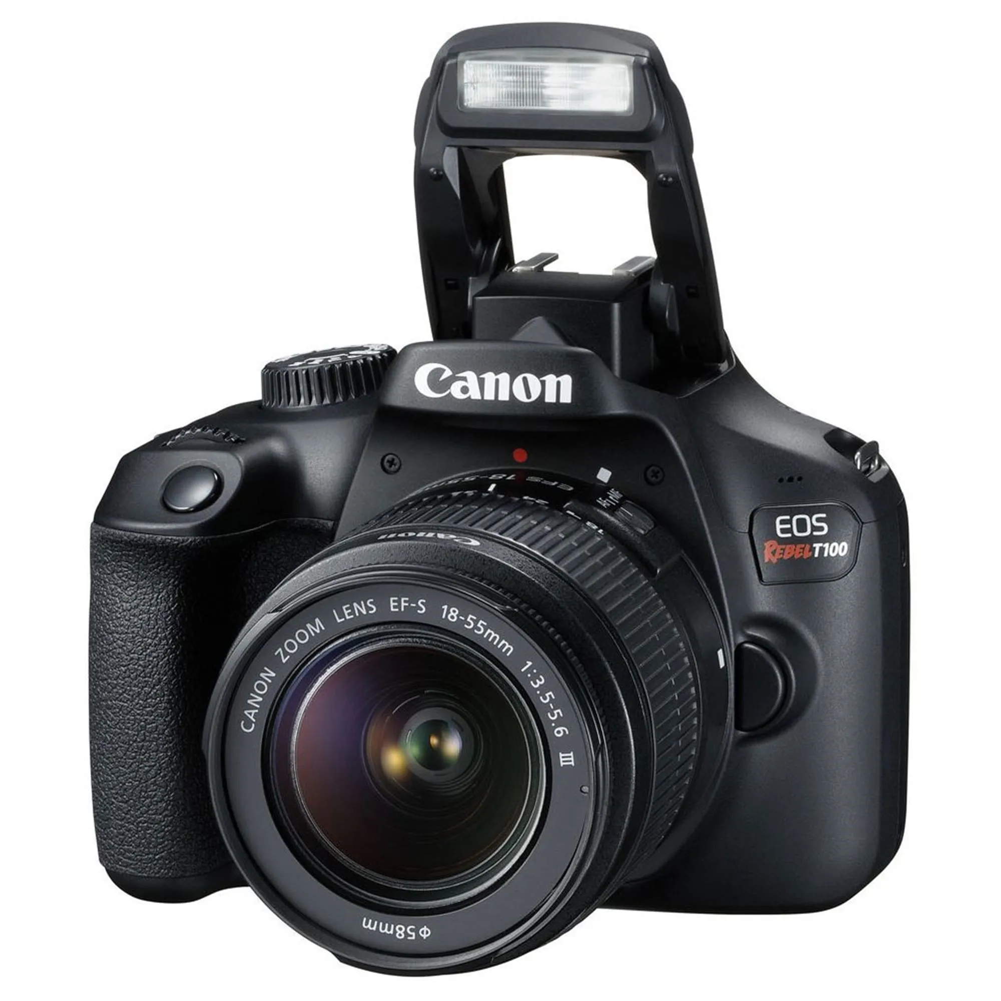 Canon EOS Rebel T100 with EF-S 18-55mm f/3.5-5.6 III Lens with Canon EF-S 17-55mm f/2.8 IS USM Lens Kit