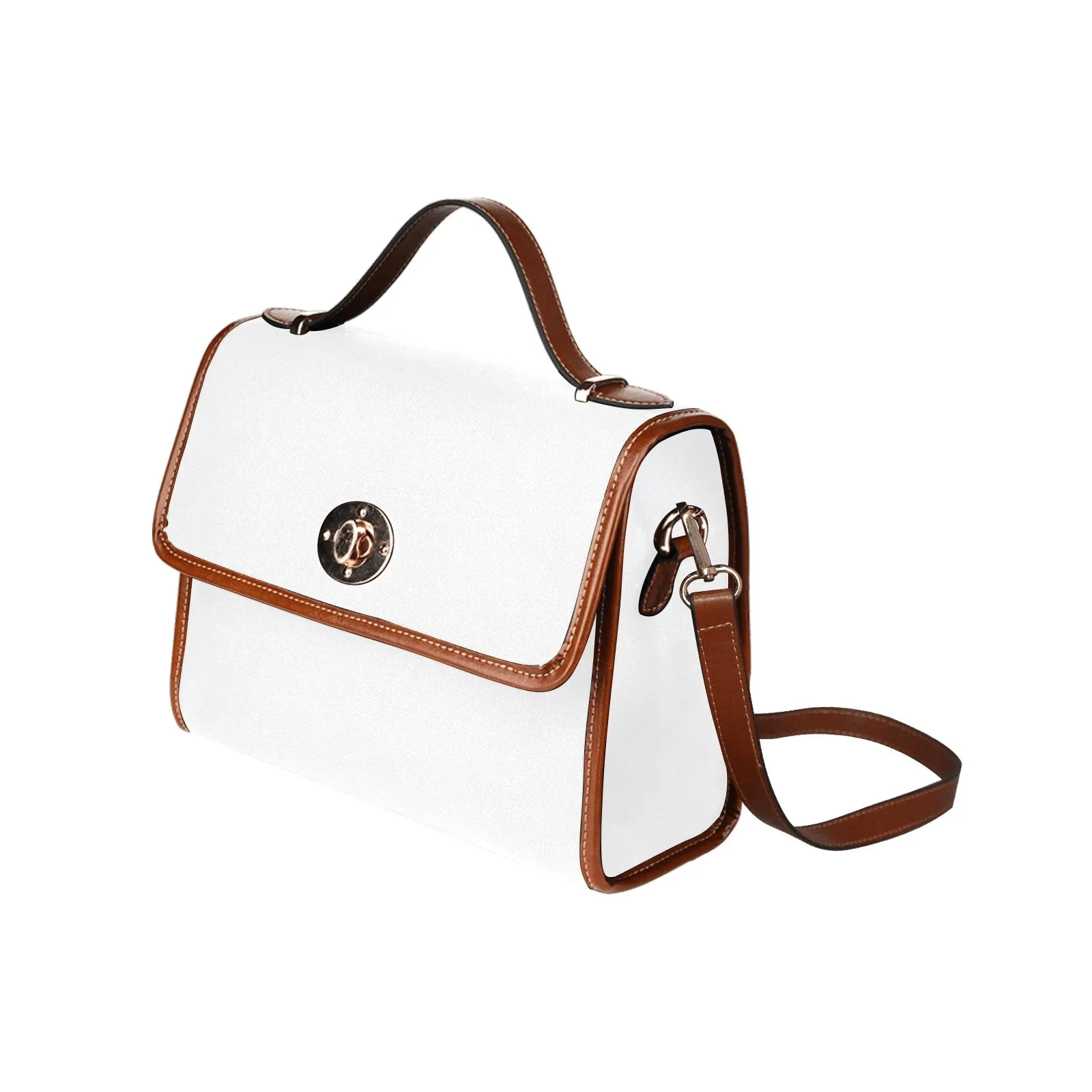 Canvas Bag-Brown Trim