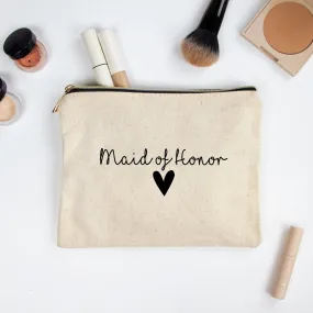 Canvas Makeup Bag - O