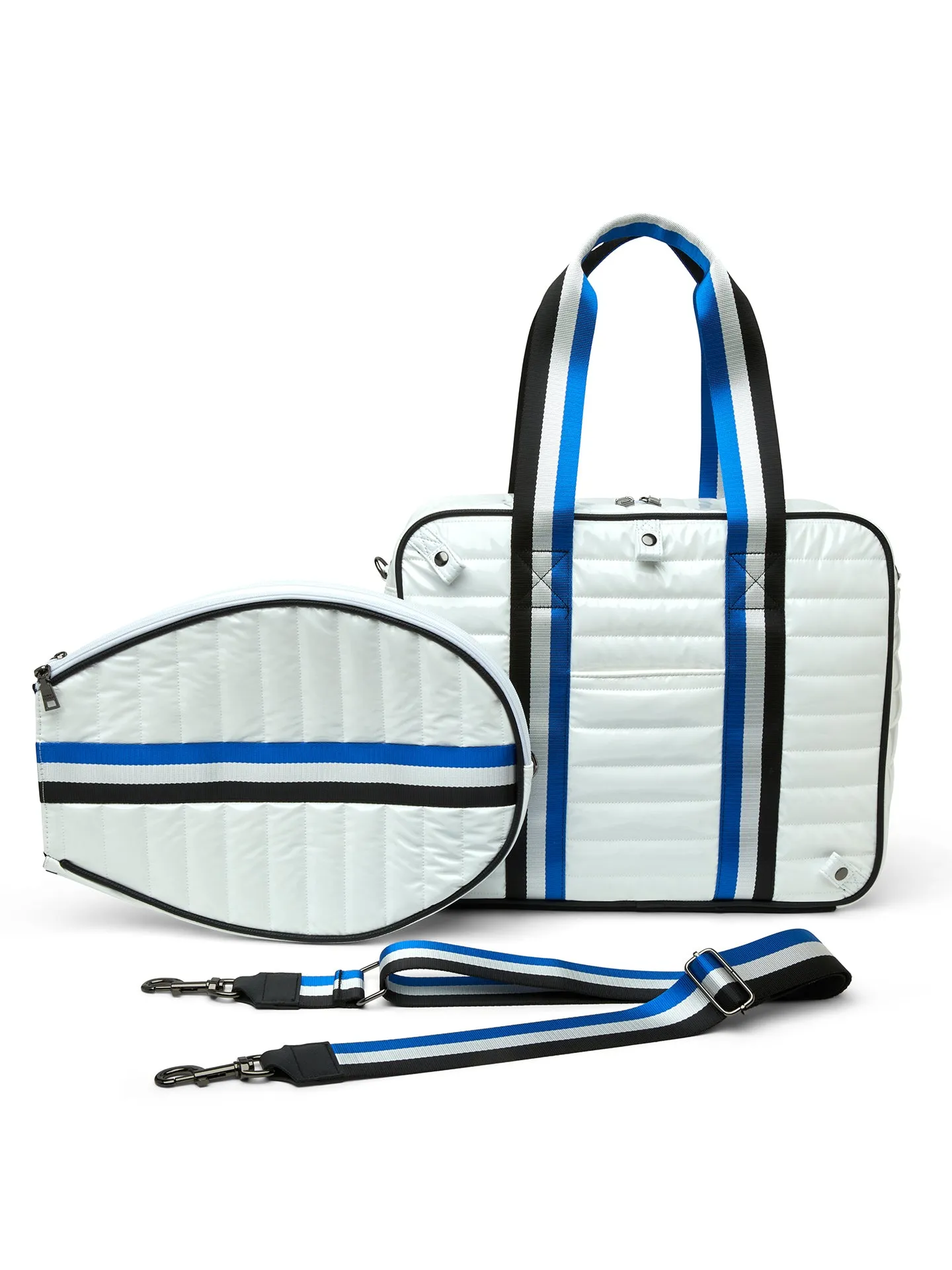 Champion Tennis Bag - WHITE PATENT