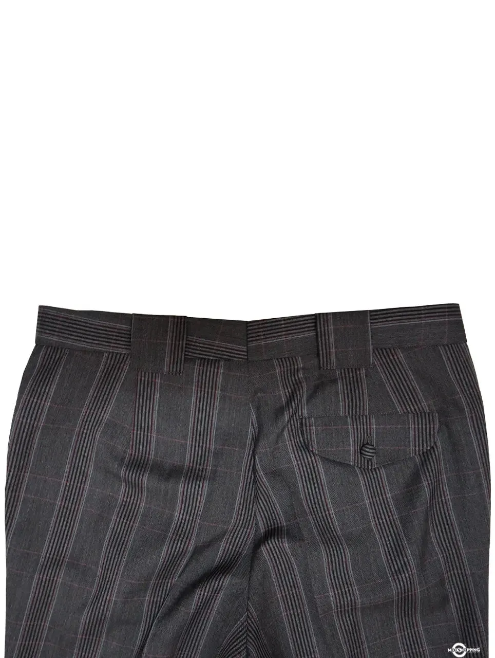 Check Trouser | Charcoal Grey Prince Of Wales Trouser