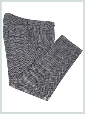 Check Trouser | Grey Prince Of Wales Check Trouser