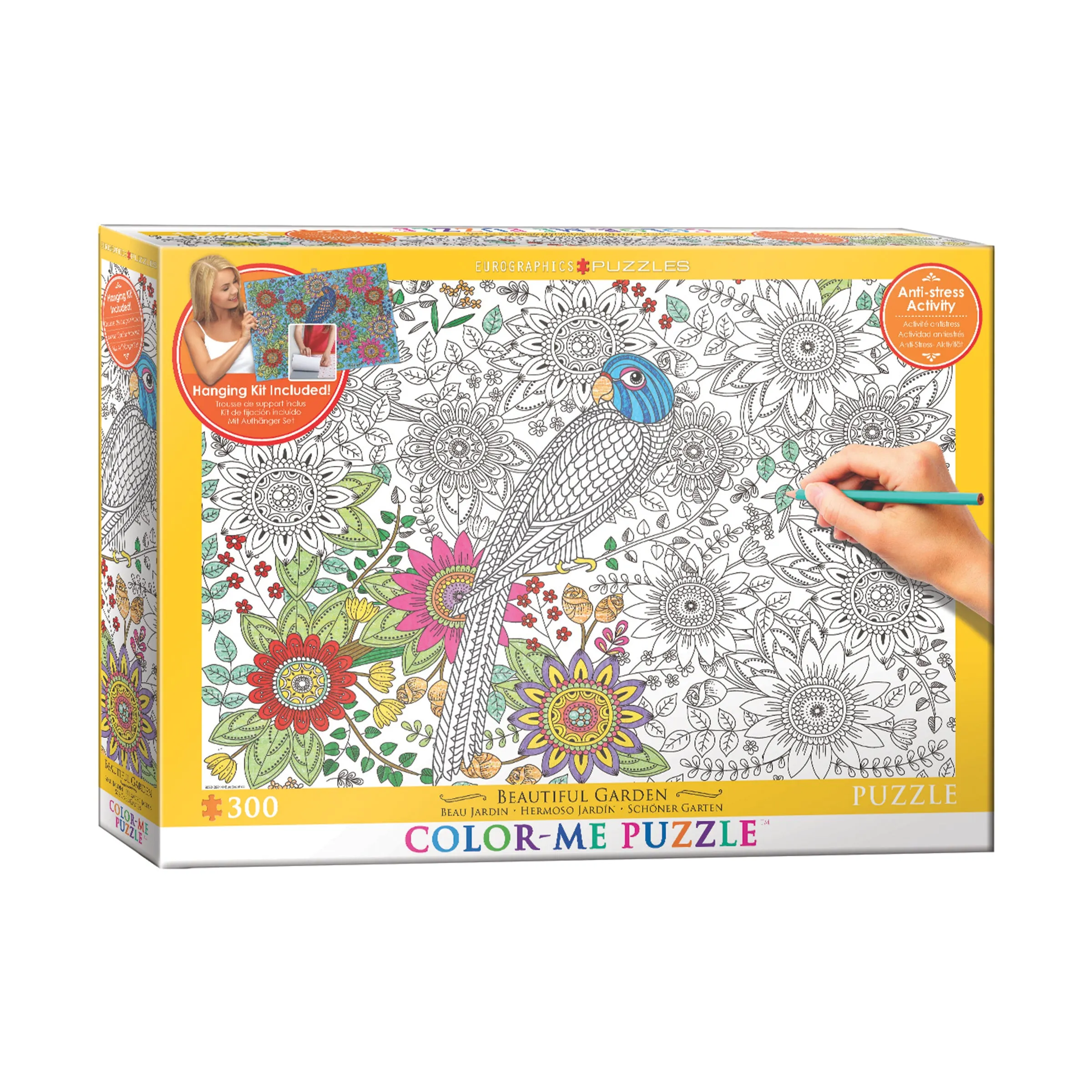 Color-Me Puzzle - Beautiful Garden: 300 Pcs