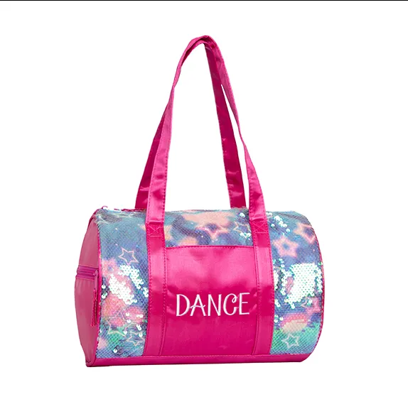 Comets and Stars Sequined Duffel