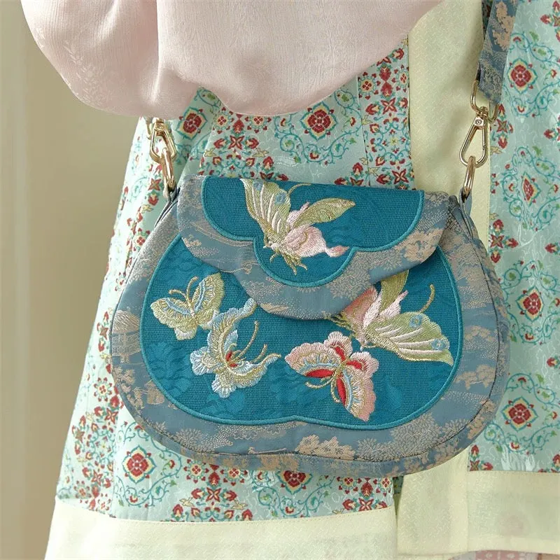 Crossbody Bag for Hanfu & Cheongsam - Hundred Butterflies