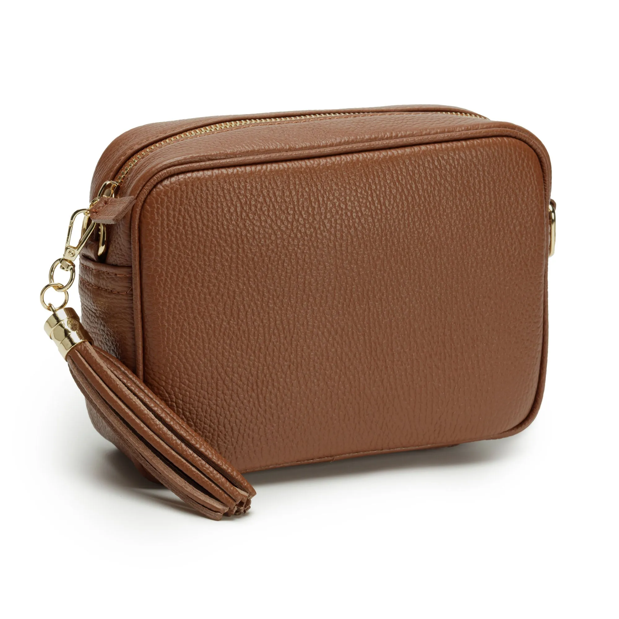 Crossbody Tassel Dark Tan