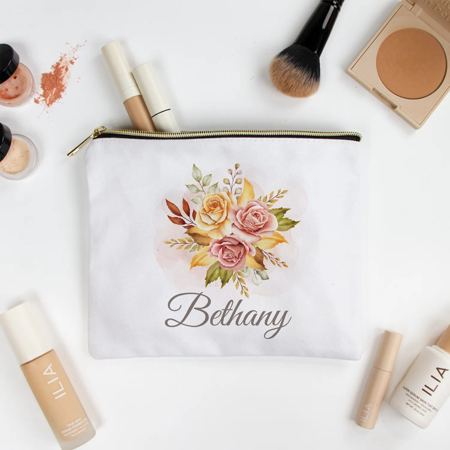 Customized Bridesmaid Cosmetic Bag