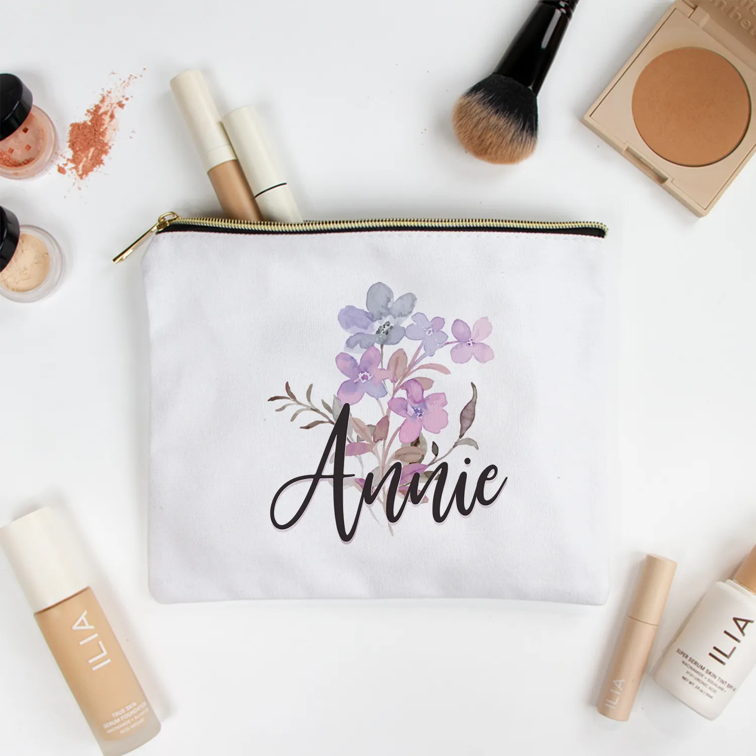 Customized Bridesmaid Cosmetic Bag