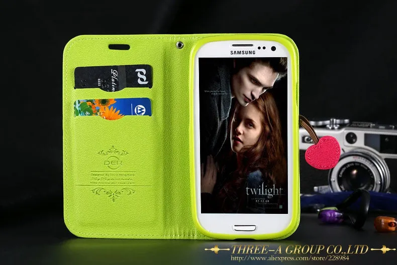 Cute Luxury PU Leather Case For Samsung Galaxy S3 i9300