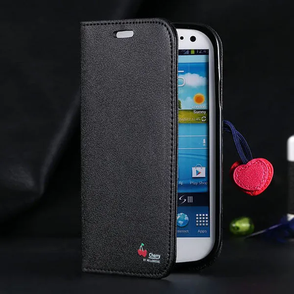 Cute Luxury PU Leather Case For Samsung Galaxy S3 i9300