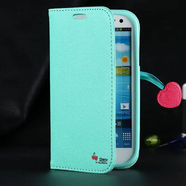 Cute Luxury PU Leather Case For Samsung Galaxy S3 i9300