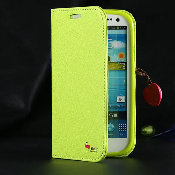 Cute Luxury PU Leather Case For Samsung Galaxy S3 i9300