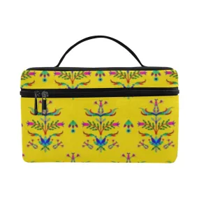 Dakota Damask Yellow Cosmetic Bag/Large