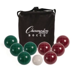 Deluxe Bocce Tournament Set, 4.25" Dia Balls, Assorted Colors